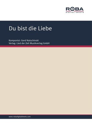 cover image of Du bist die Liebe
